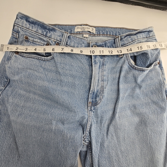 abercrombie and fitch Curve Love Low Rise Baggy Jean vintage confort size 28 - Picture 5 of 10